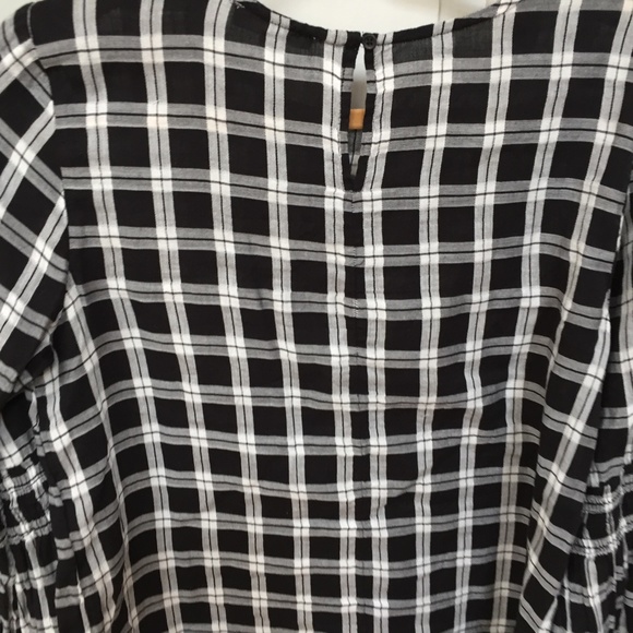 Beach Lunch Lounge Black & White Plaid Tunic - Picture 14 of 16